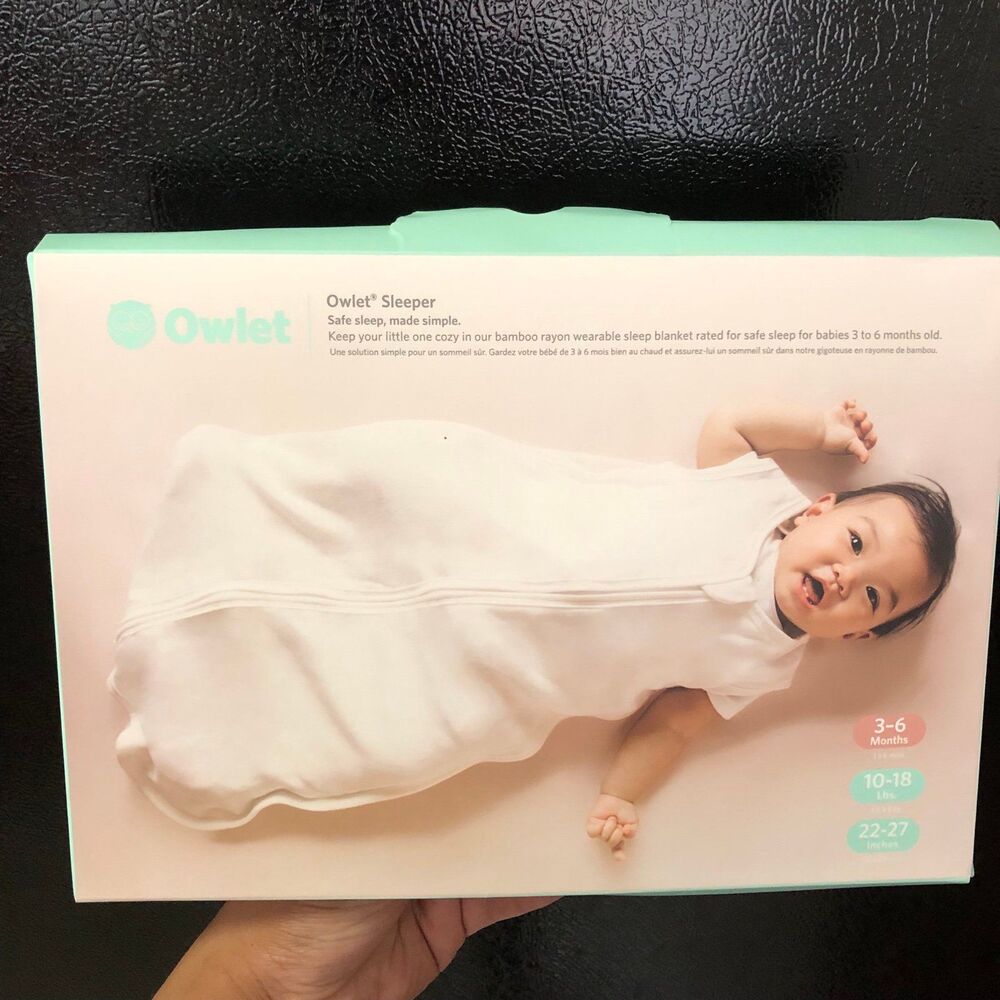 New owlet sleep sack 3-6 months bamboo cotton blend